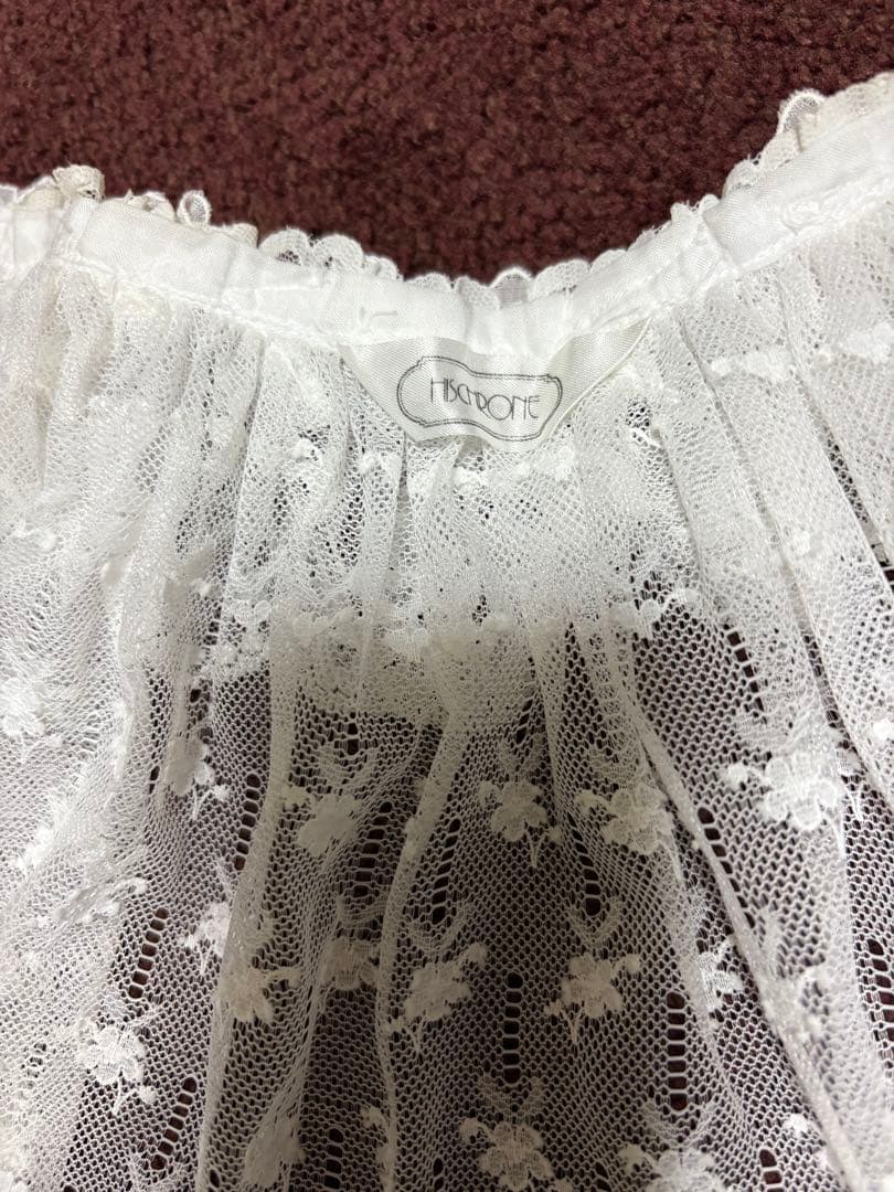 ホワイト ベビードレス 帽子・靴下付き 6点セット