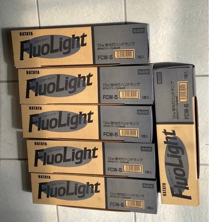 HATAYA フローライト　FCW-５　　6本セット+ 付替え用3個