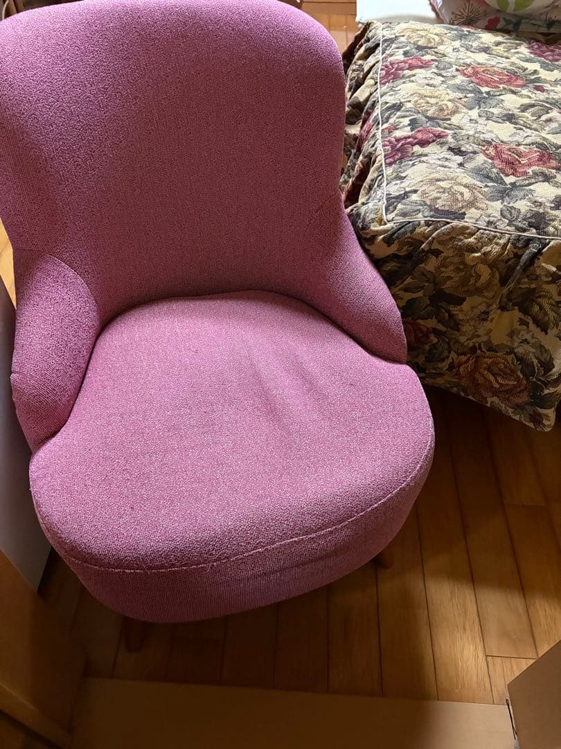 unico SOPHIE ピンク1人掛けソファ