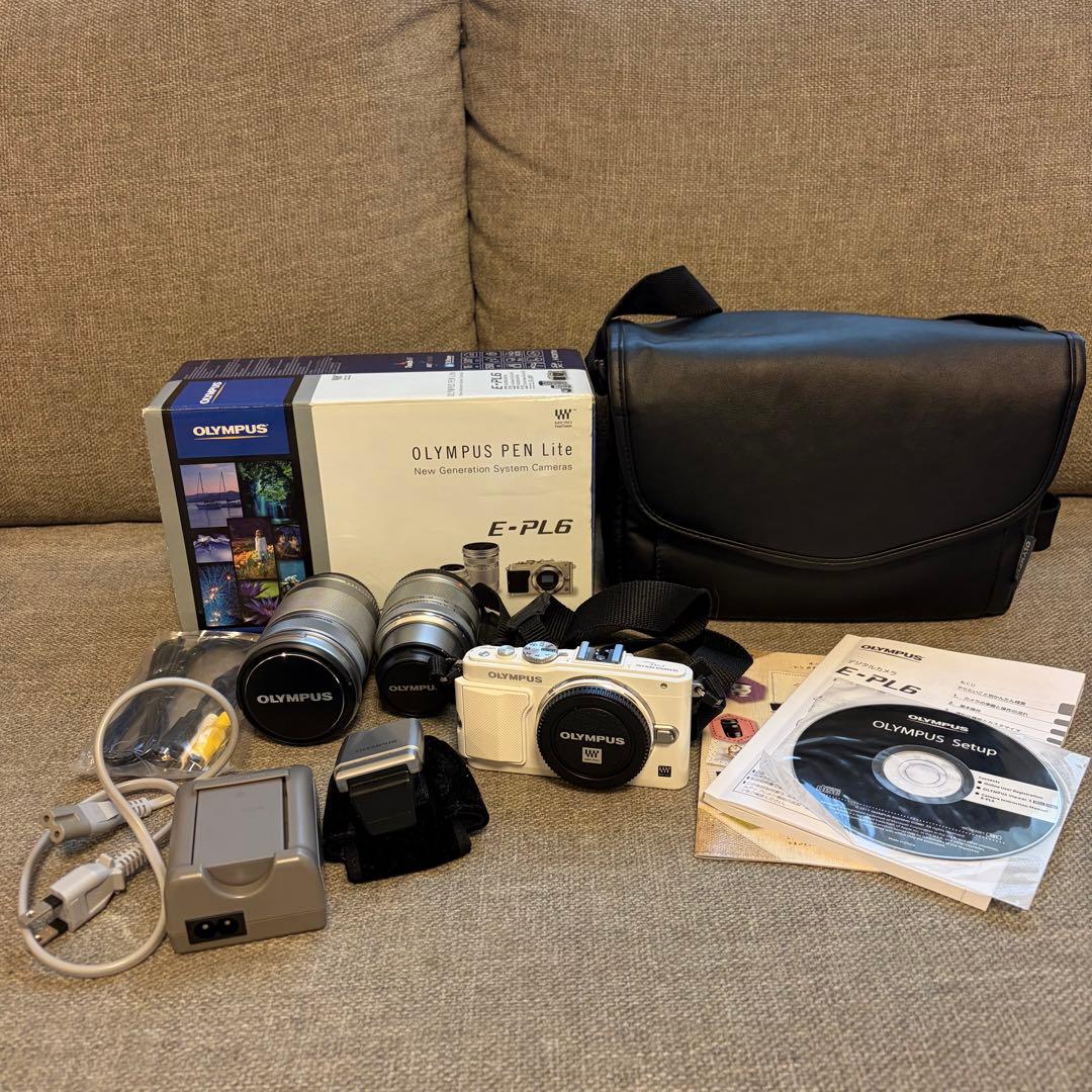 OLYMPUS E-PL6 ミラーレス一眼カメラセット