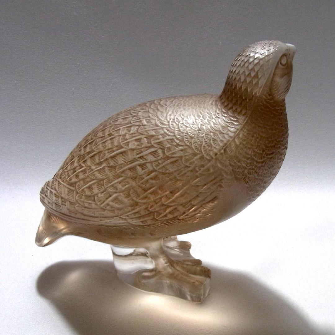 ルネ・ラリック R. Lalique うずら Perdrix Inquiete