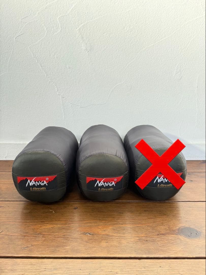 NANGA ナンガ　ダウンシュラフ　200STD 3点セット　エルブレスコラボ