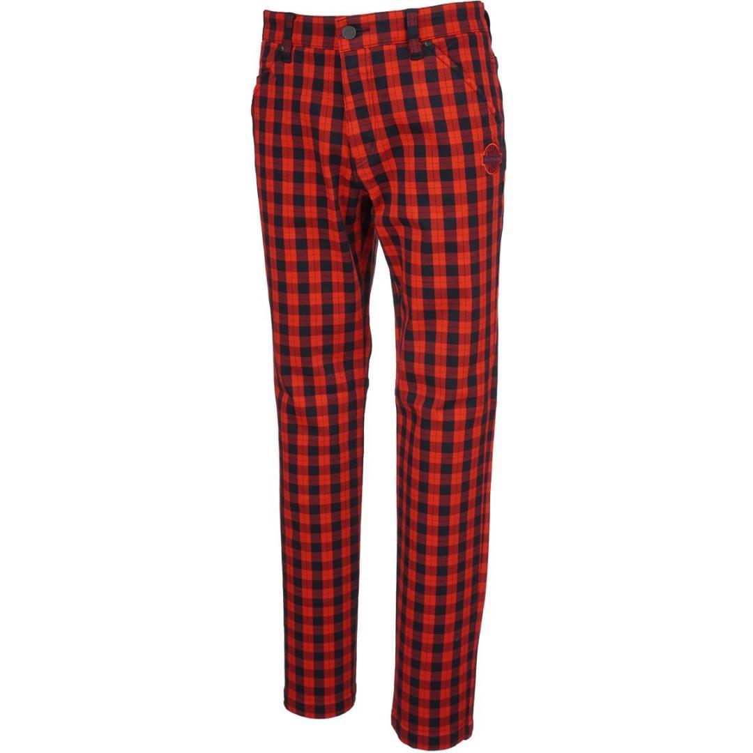 新品【パーリーゲイツ】ロゴ刺繍 ハイパーストレッチ ゴルフパンツ 4(w78 )