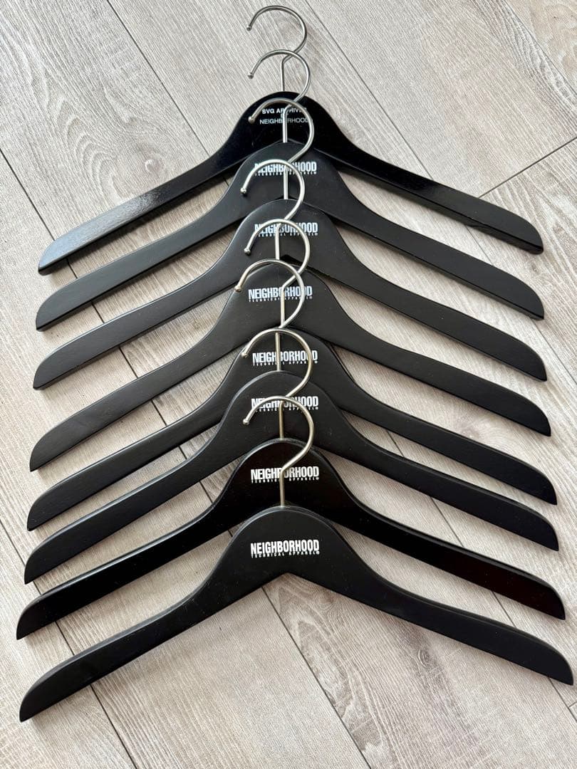 dd NEIGHBORHOOD 木製ハンガー８本セット