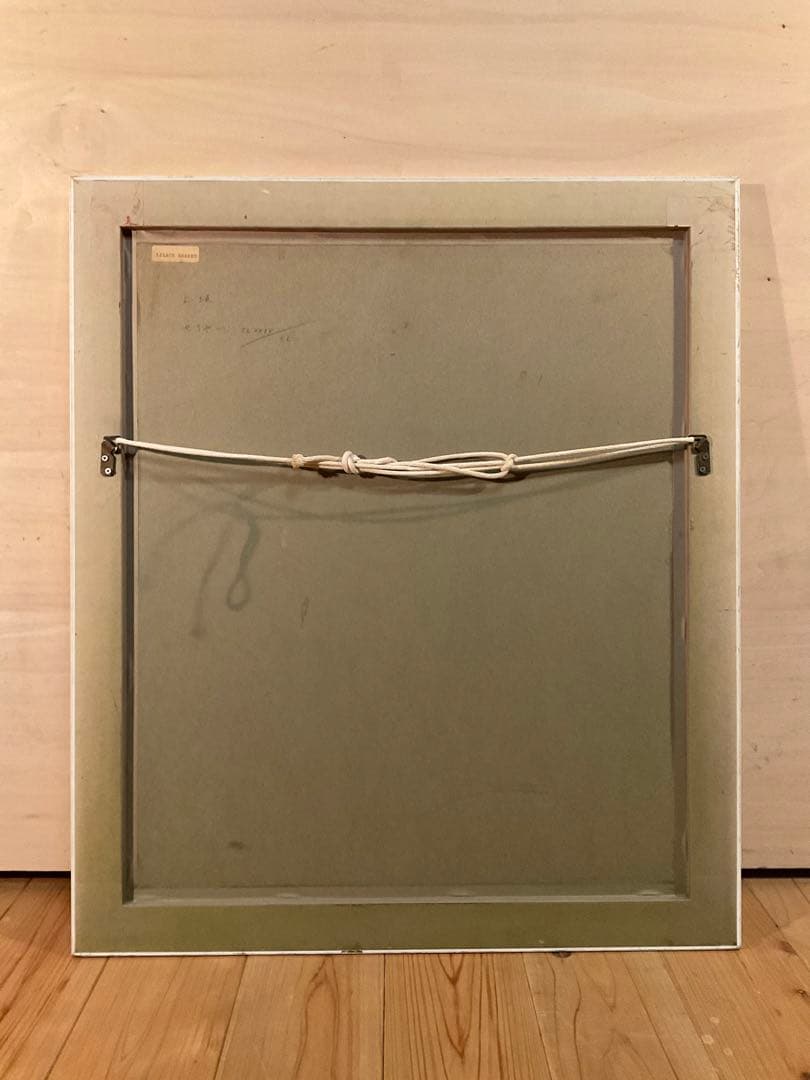 レスリー・セイヤー　「ライラックバスケット」　シルクスクリーン　直筆サイン有り