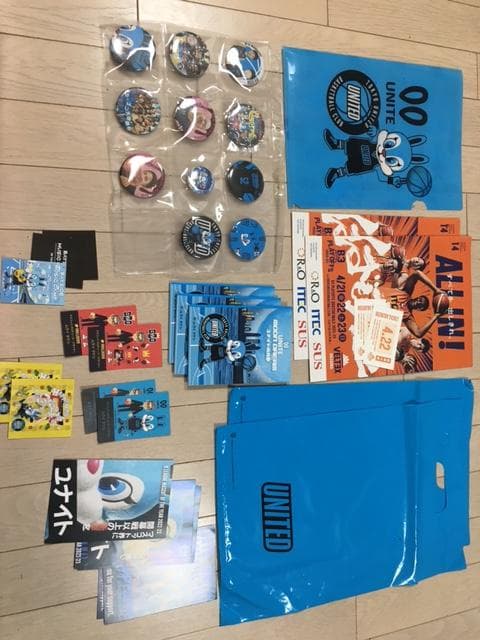 TUBC 未開封　ファンクラブ特典（青援シャツ、タオル他）＋雑貨