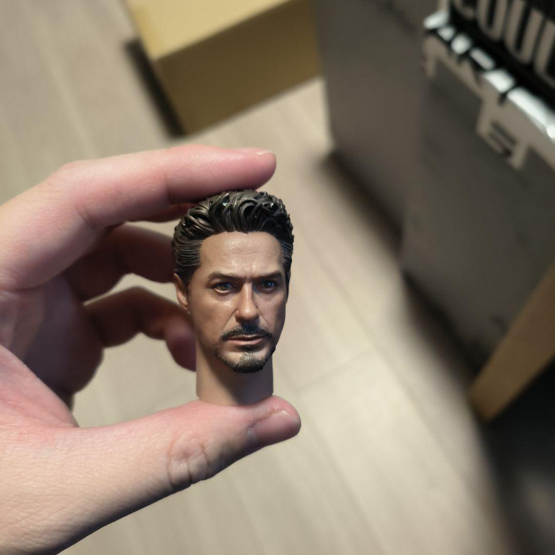 トニー・スターク フィギュアヘッド 1/6 訳あり特別価格！