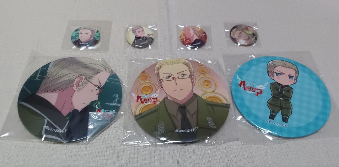 ヘタリア　ガールズアトラクション　ガルアト　大判缶バッジ　缶バッジ　ドイツ