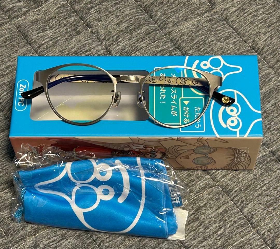 Zoff ドラゴンクエスト　メタルスライムモデル　 PC ブルーライト　カット