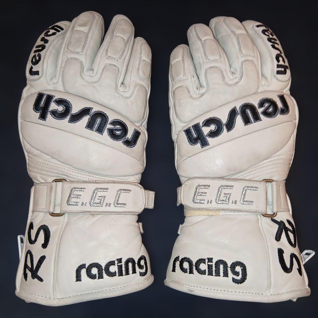 reusch RS E.G.C ホワイト　スキーグローブ