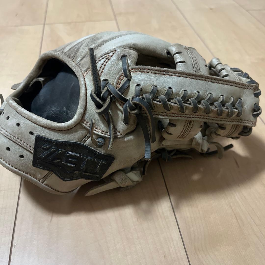 【ZETT 】内野手用右投げ　硬式グローブ