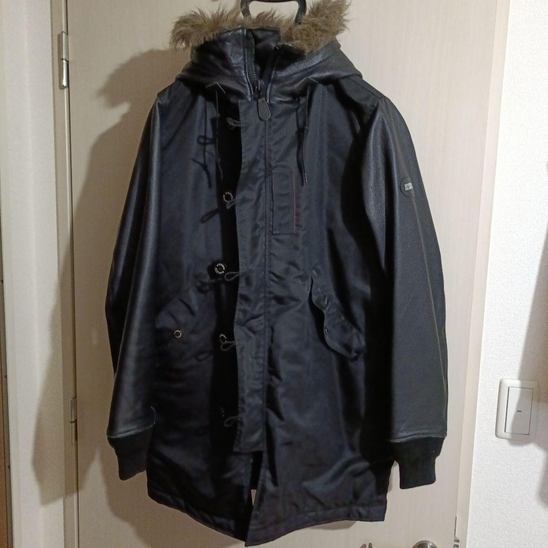 ヒステリックグラマー 【希少】 黒 フード付き モッズコート