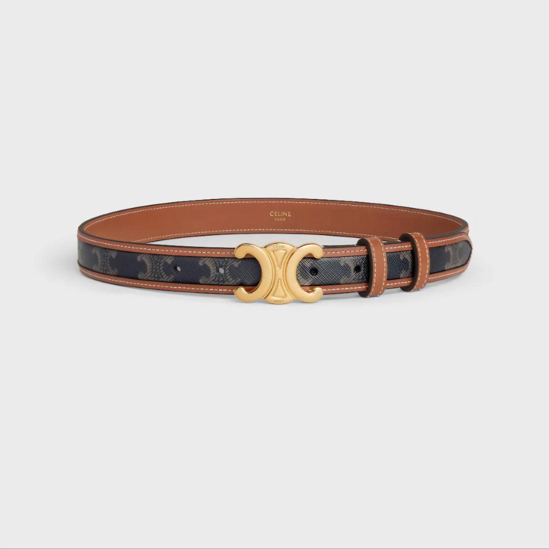 再値下げ！CELINE ミディアム 25MM トリオンフ ベルト 85