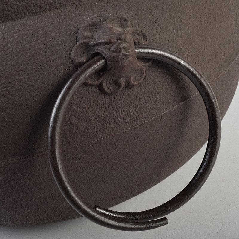 Mucco35　茶道具　釜師　畠春斎作　瓢形釜　共箱　V　R9478H