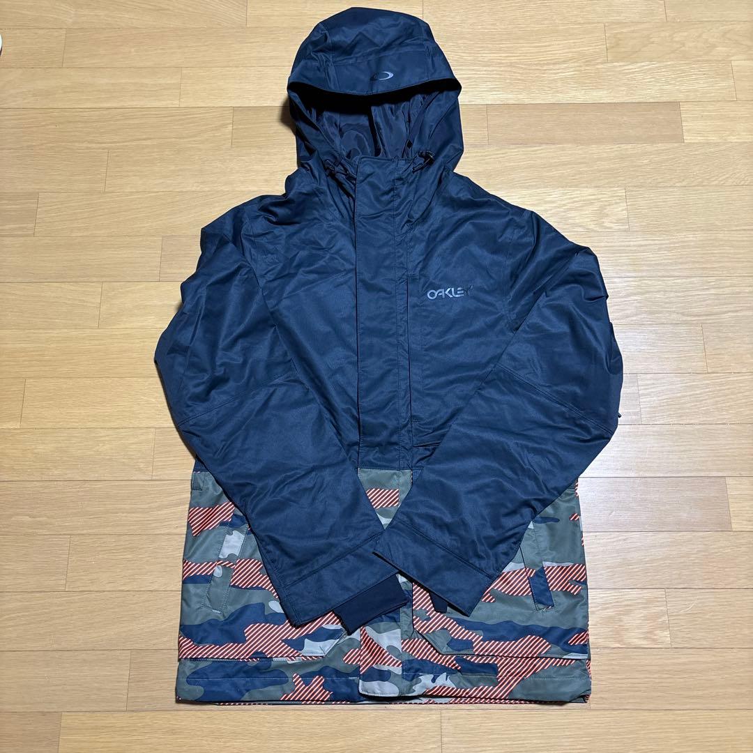 OAKLEY スノーボード用ジャケット ブラック/迷彩