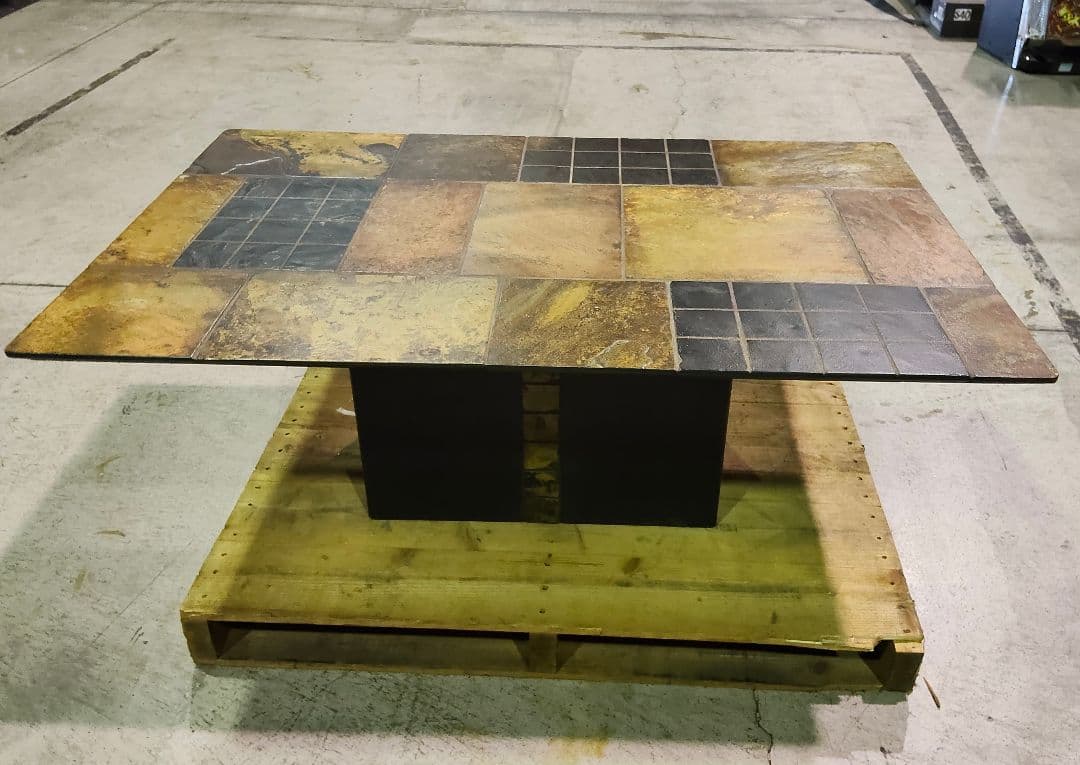発送・引取可能！ ヴィンテージ タイル コーヒーテーブル センターテーブル
