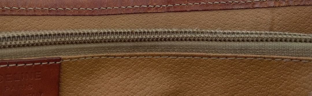 APN26 セリーヌ マカダム バケツ型ハンドバッグ ゴールド金具 トリオンフ