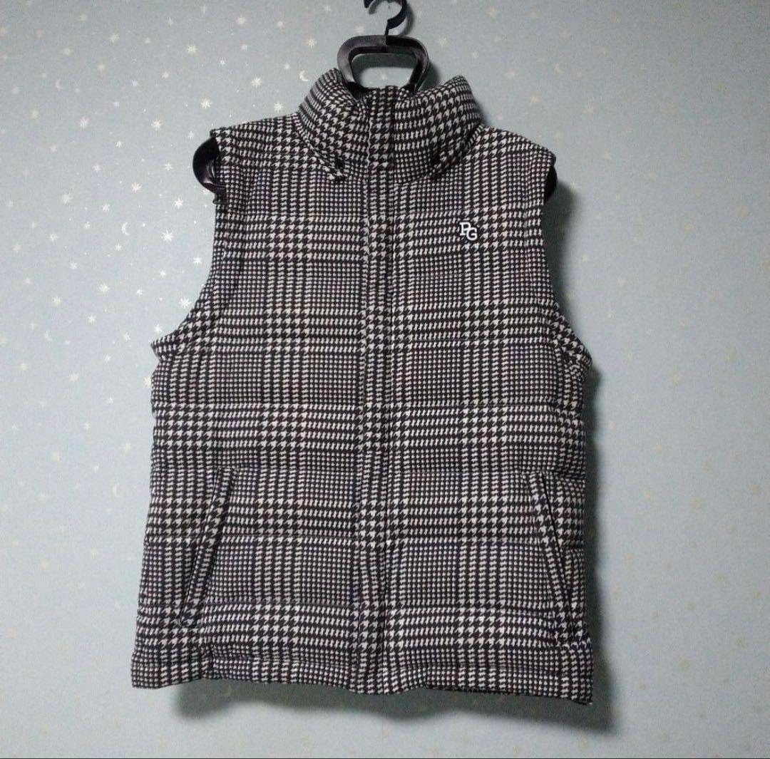 パーリーゲイツ グレンチェック柄 ダウンジャケット サイズ4