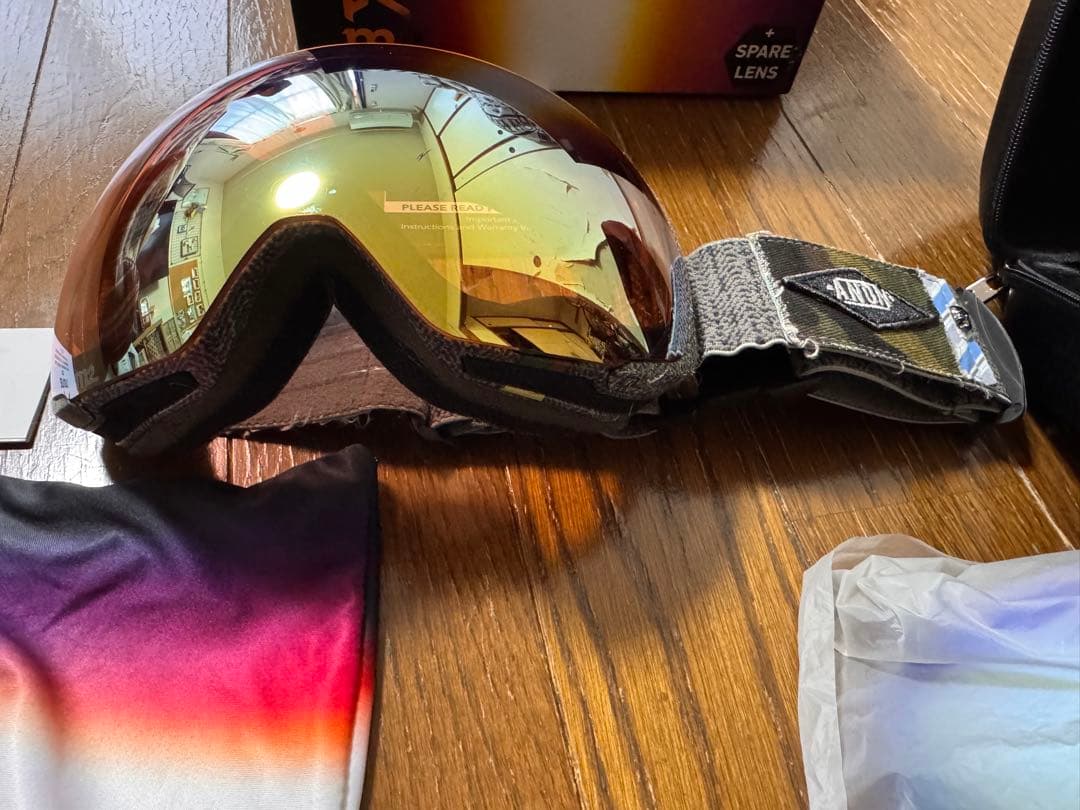 【anon】アノン m2 ハードケース・スペアレンズ等付属品付 アジアンフィット