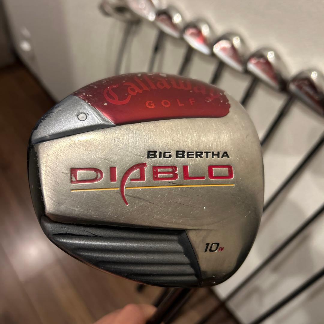 ディアブロ　メンズ R 右利き　11本　ゴルフセット　キャロウェイ