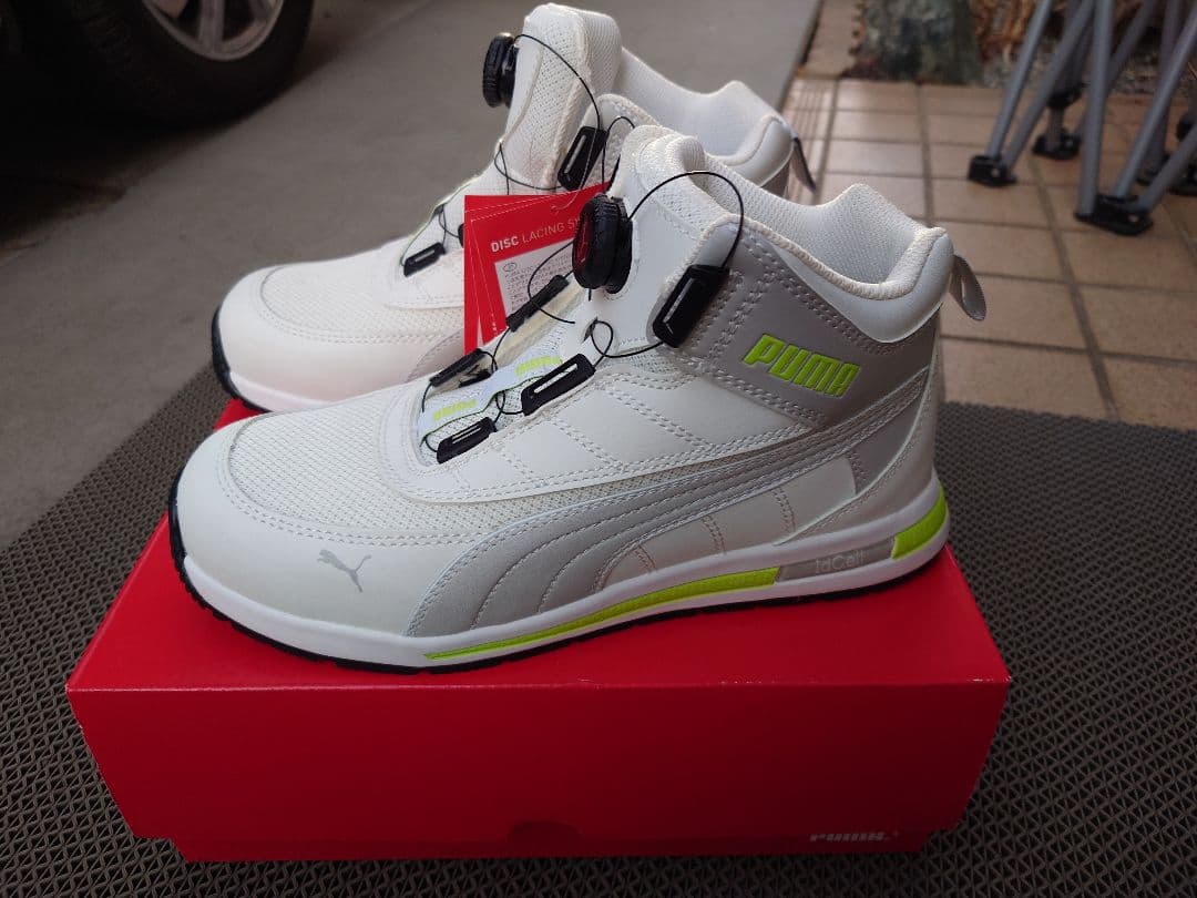 PUMA BOA安全靴 ホワイト