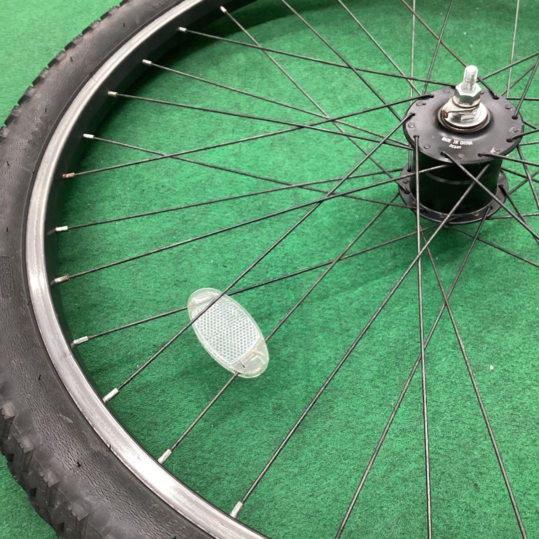 アルミリム 前輪 27.5×1.95 タイヤ付 27.5インチ　J2端子　オート