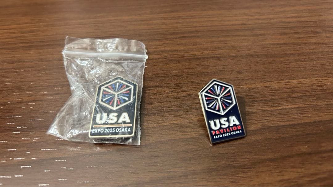 【激レア】USA Pavilion Expo 2025 Osaka関係者バッジ