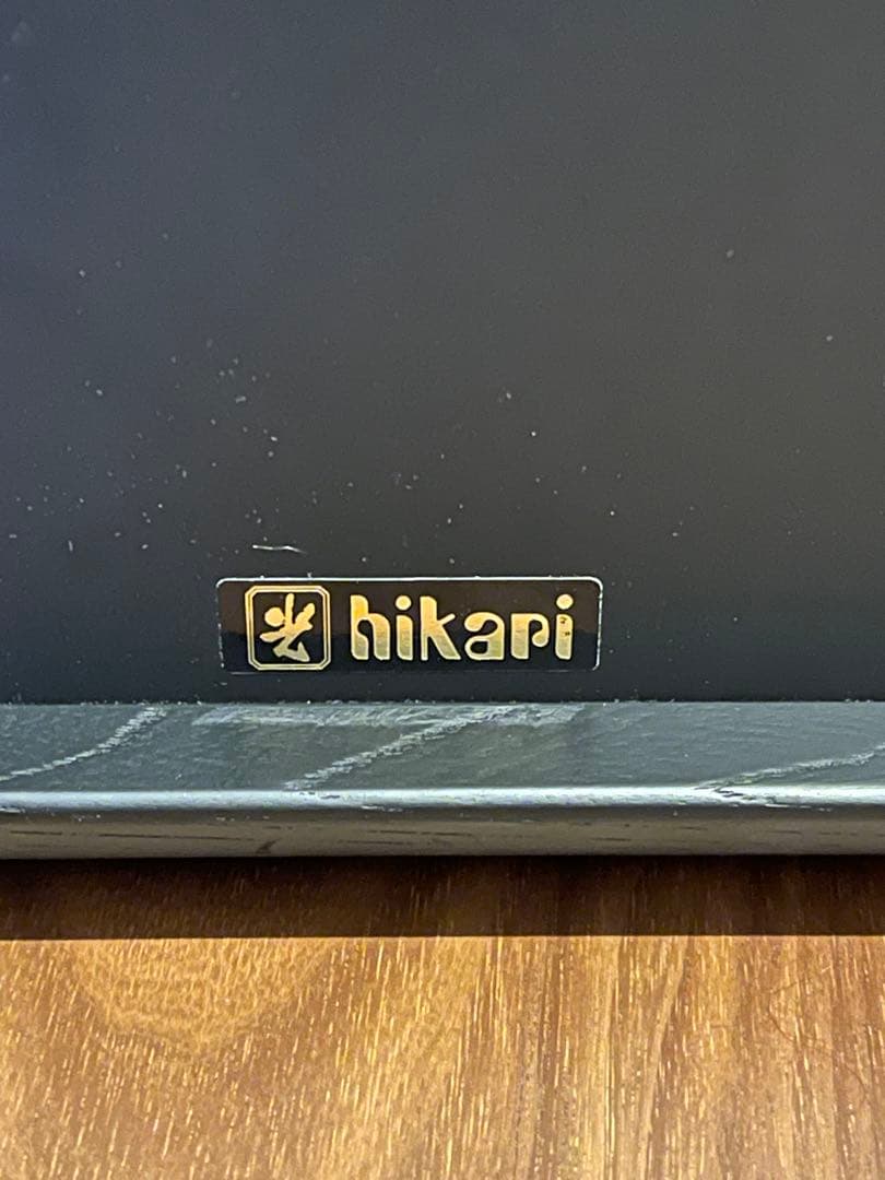 hikari 光製作所 木製座椅子 黒和モダン 旅館　和室　三脚セット