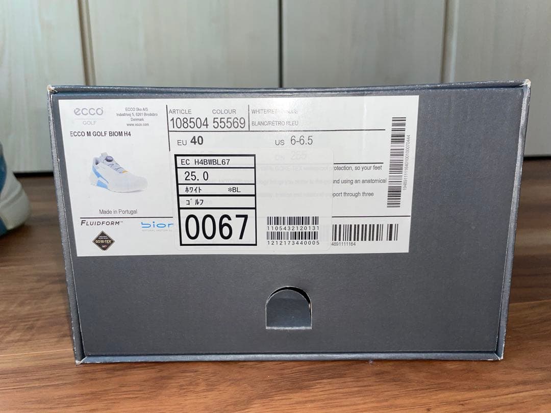 ecco ゴルフシューズ バイオム ハイブリッド4 ボア　ラウンド3回のみ