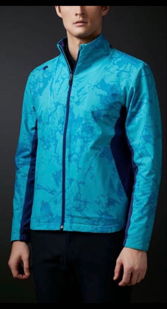 【美品】DESCENTE GOLF グラフィックウィンドジャケット　L