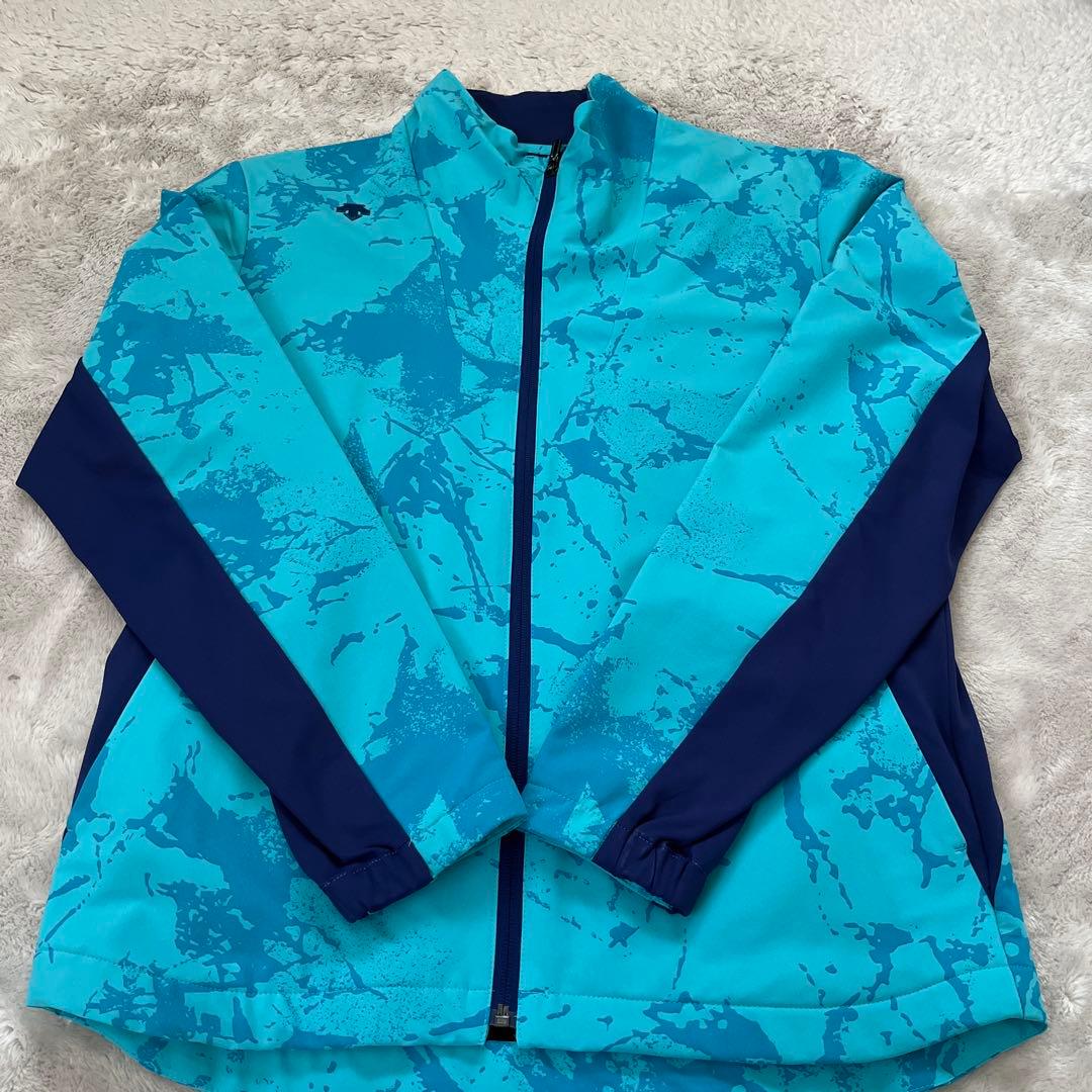 【美品】DESCENTE GOLF グラフィックウィンドジャケット　L