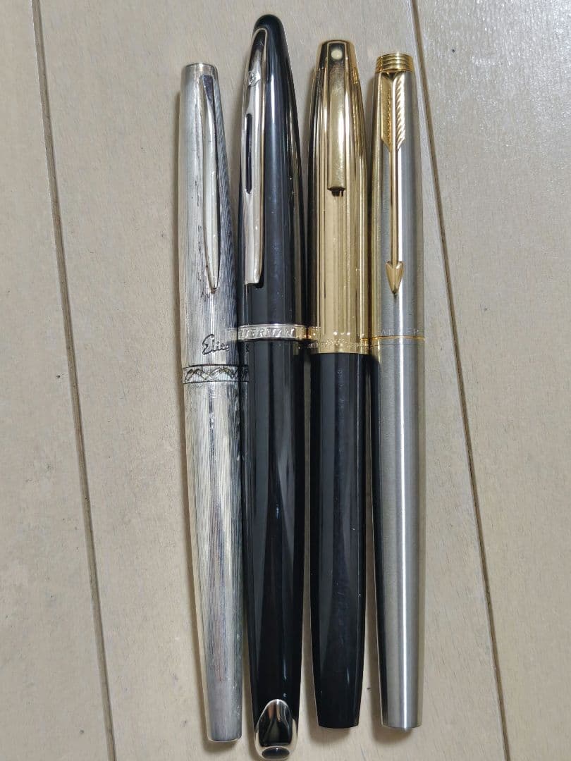 万年筆 4本まとめ 14k,18k Pilot Parkerなど