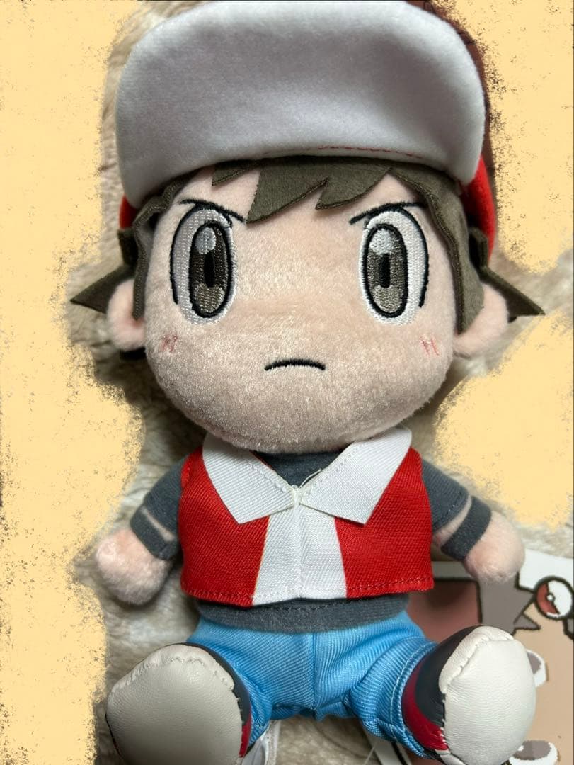 ポケモントレーナーズ レッド ぬいぐるみ タグ付き ポケモンセンター マスコット