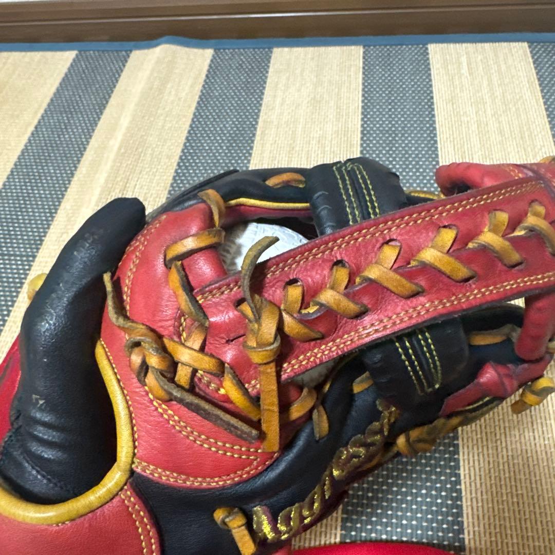 【最終】湯揉み型付済 久保田スラッガー L7内野手用オーダーグラブ