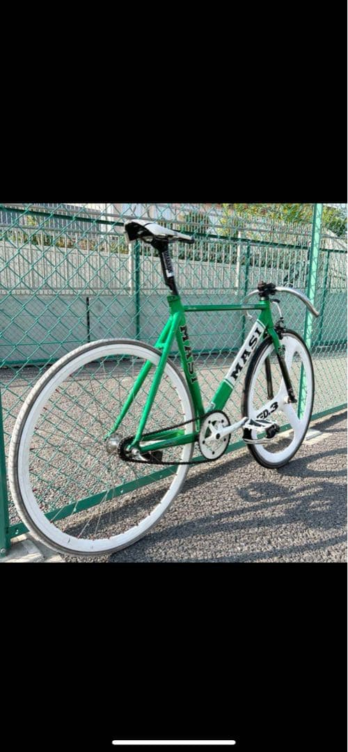 MASI ピストバイク HED.3 ホイール グリーン