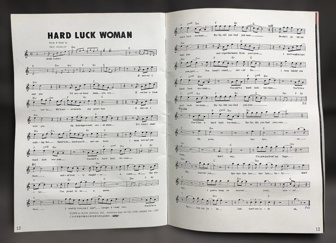 KISS 1977s Japan Tour Program＆Magazine's