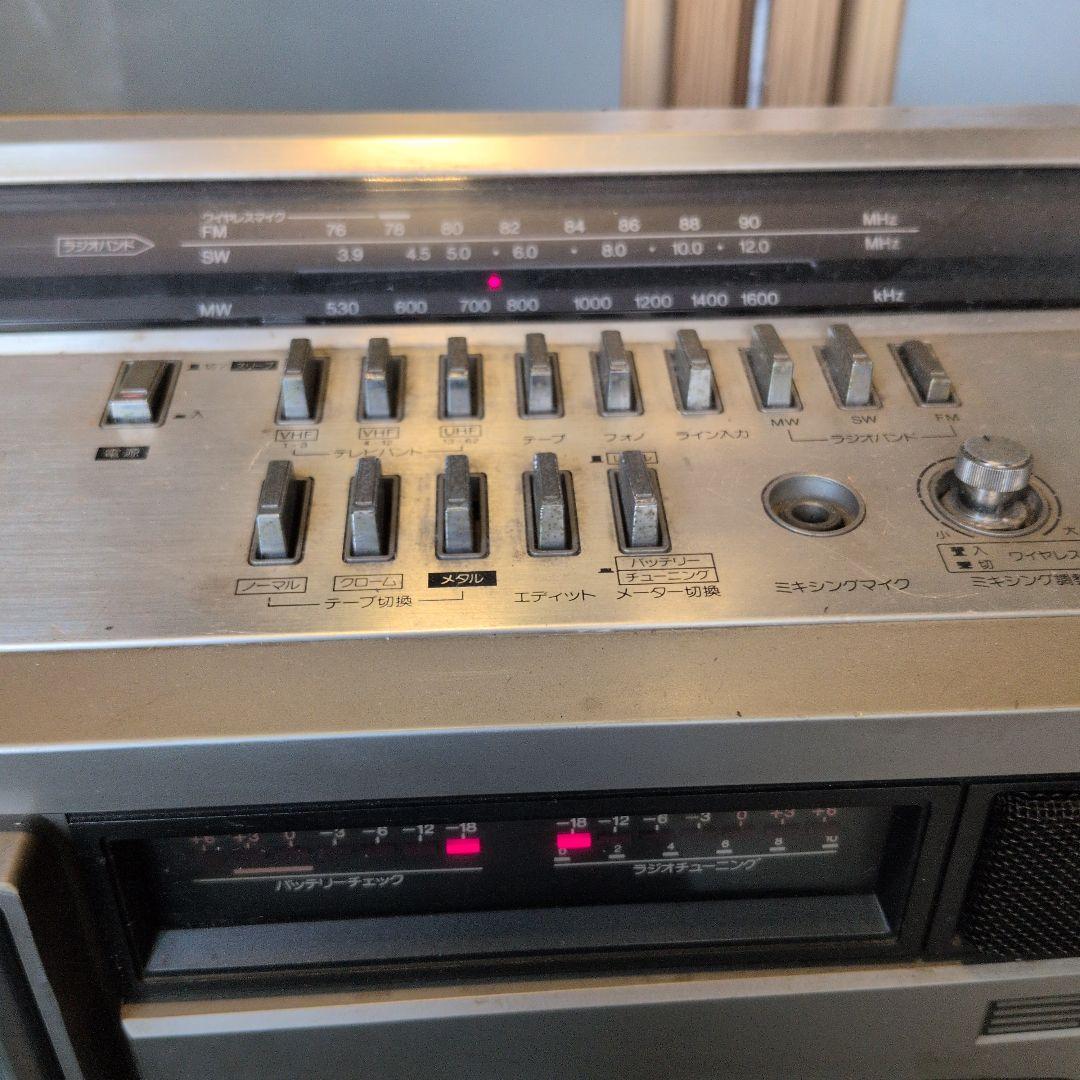 SHARP カセットデッキ　ラジオ　CT-6001