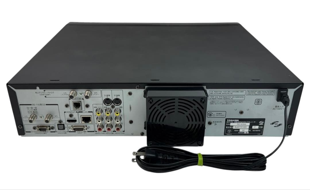 東芝 ダビング機能付 HDD内蔵 VHS一体型DVDレコーダー RD-W300