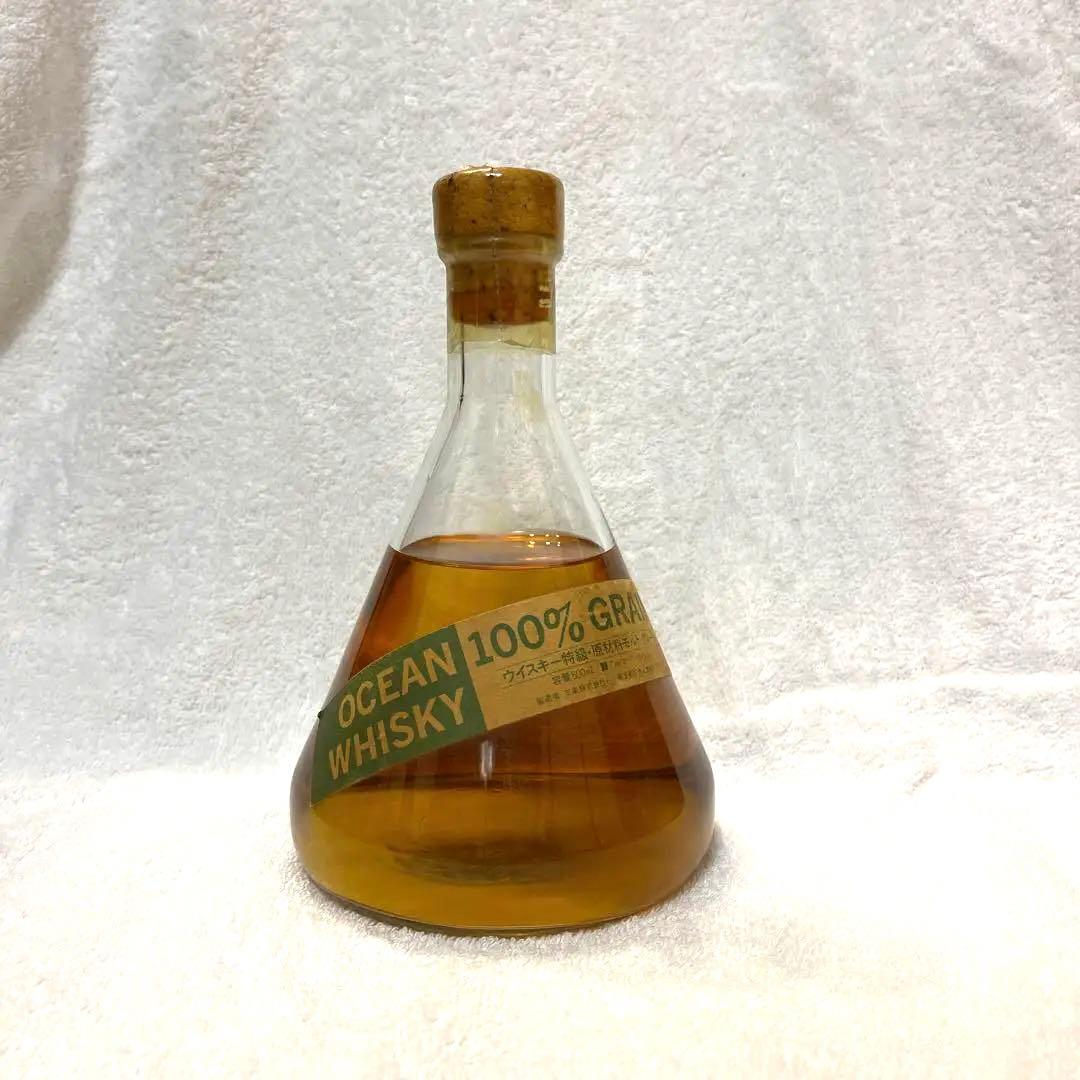 オーシャンウィスキー特級500ml100％グレーン三楽