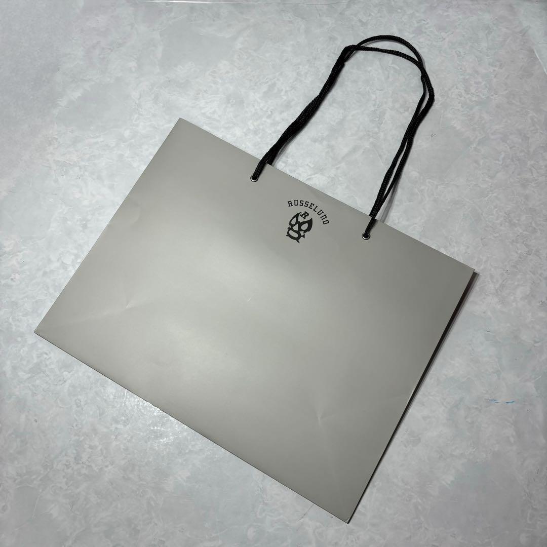 新品 ラッセルノ ゴルフ CLEAR CART BAG ラウンドバッグ ブラウン