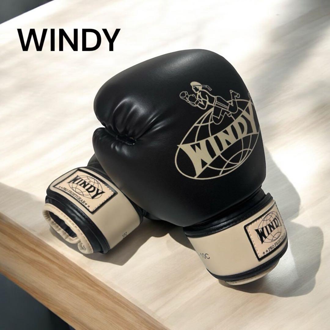 最終値下げ【極美品】WINDY ボクシング グローブ 10 黒 ベージュ