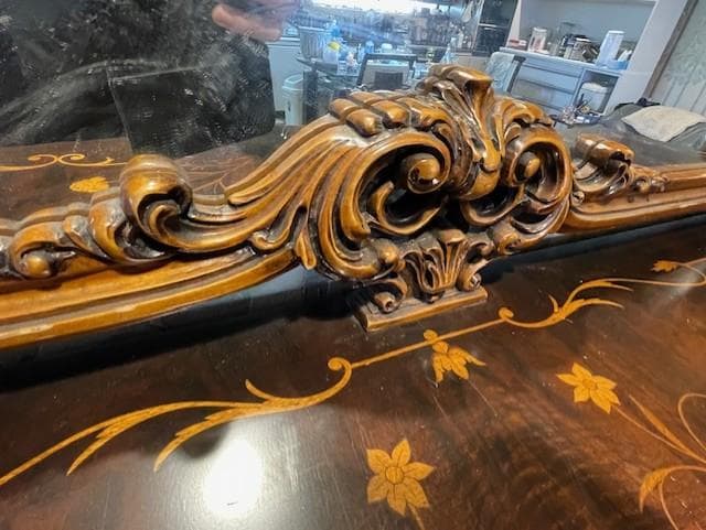 バロック様式 木製サイドボード