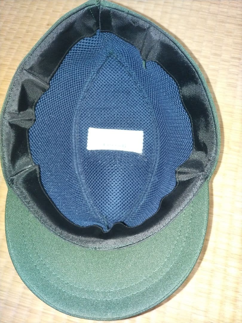 １本線　略帽　ダークグリーン