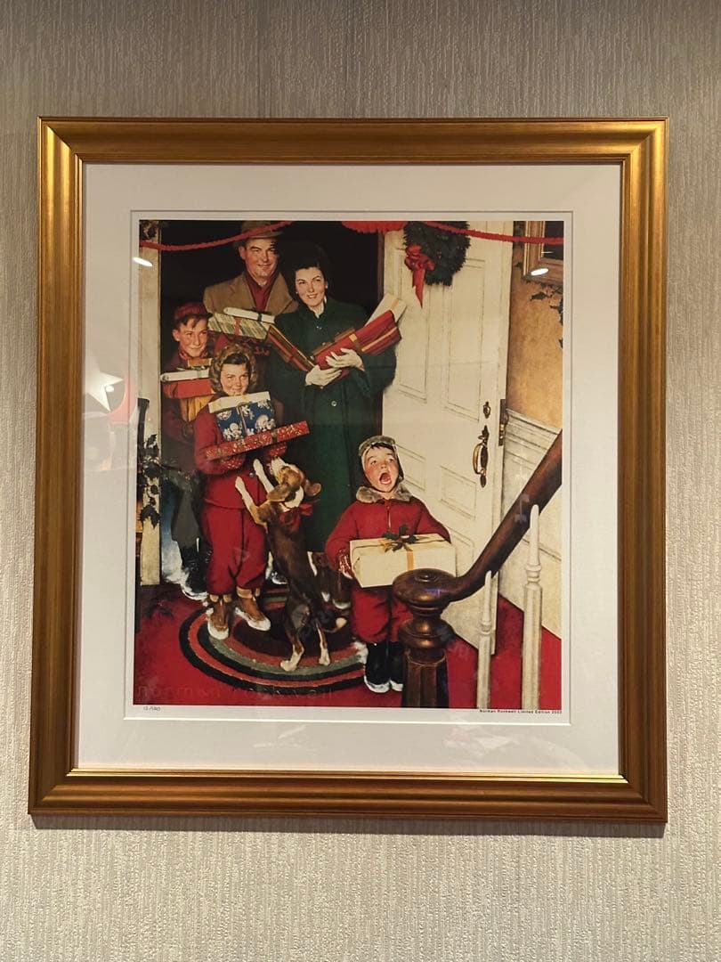 値下げ　ノーマンロックウェル 　Merry Christmas,Grandma