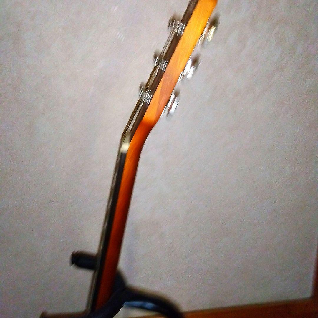 レア木目バリトラS.yairi上位ブランドコンパクトギター全長88cmケース付き