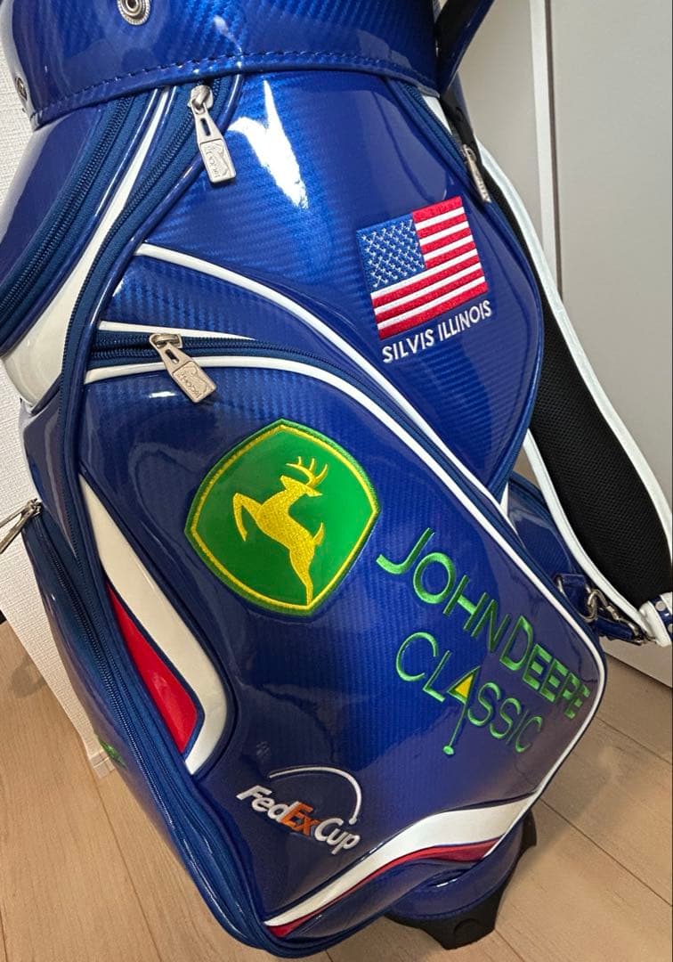 【美品＆生産終了】US PGA TOUR キャディバッグ3065 ブルー