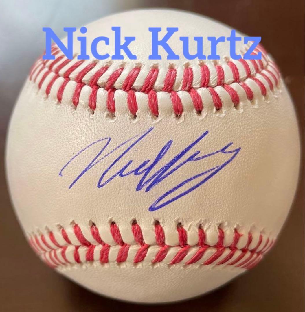 値下中　Nick z ニックカーツ　サインボール【fanatics鑑定】