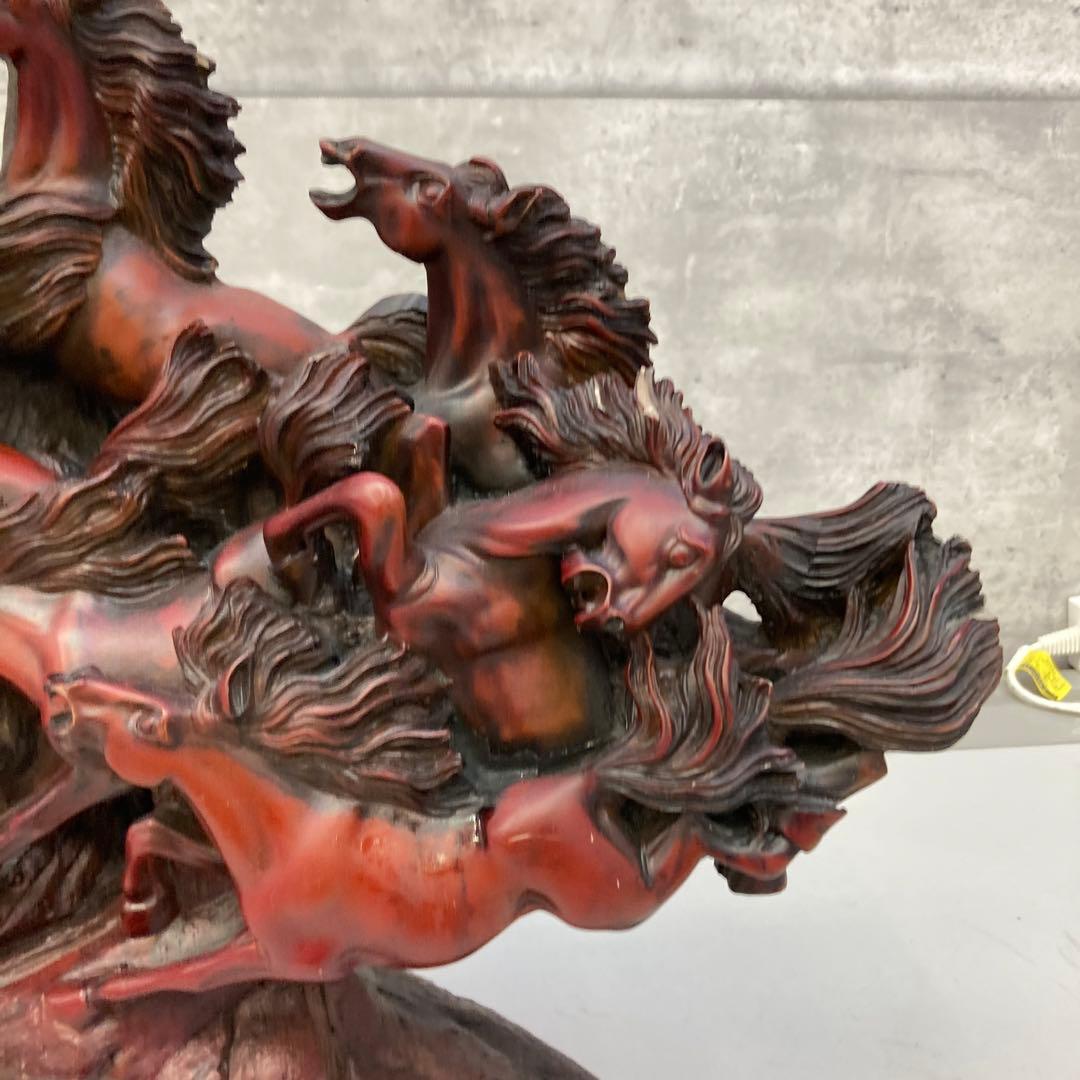 九頭馬 馬 豪華 躍動感 躍動的 置物 インテリア 装飾品 開運 縁起物 置物