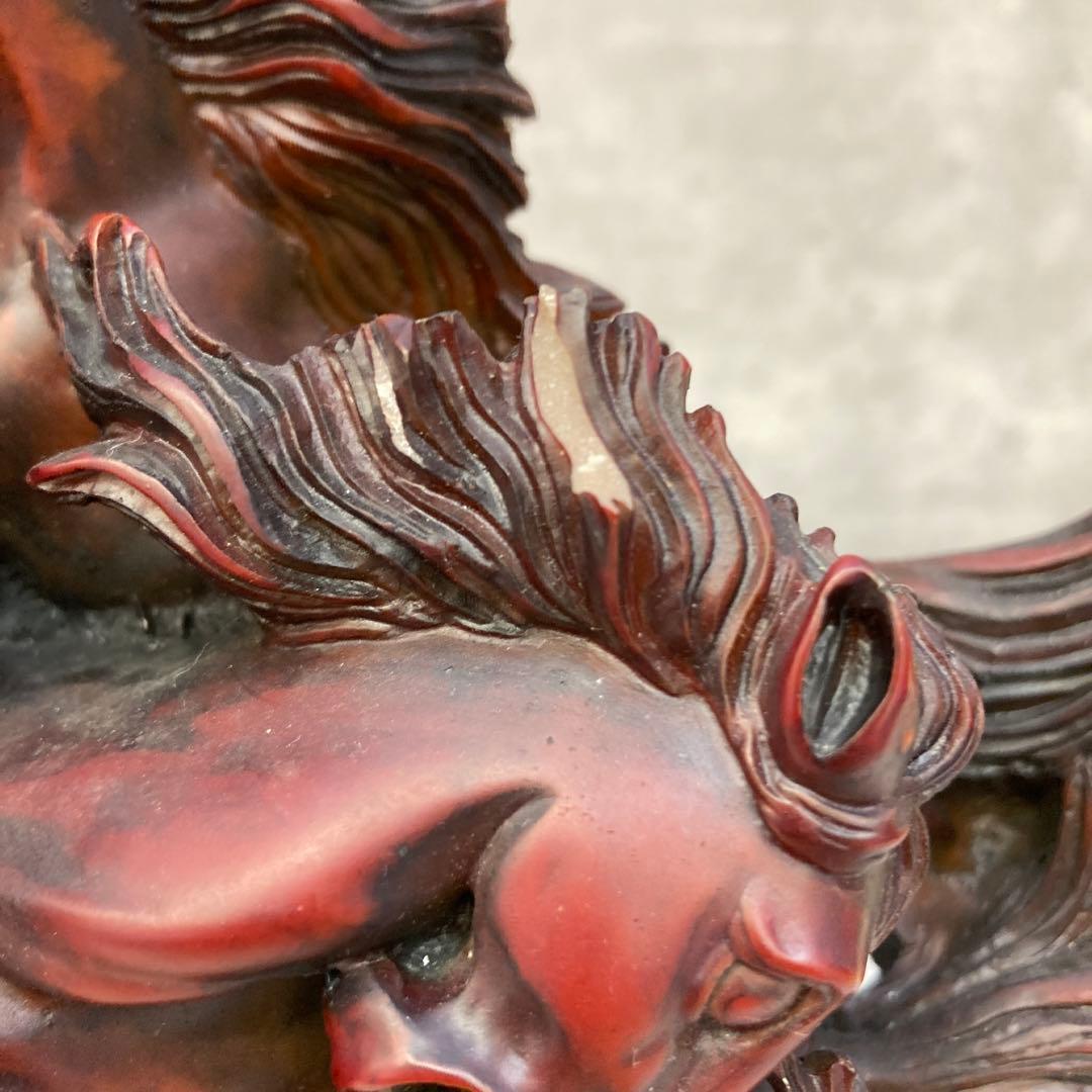 九頭馬 馬 豪華 躍動感 躍動的 置物 インテリア 装飾品 開運 縁起物 置物