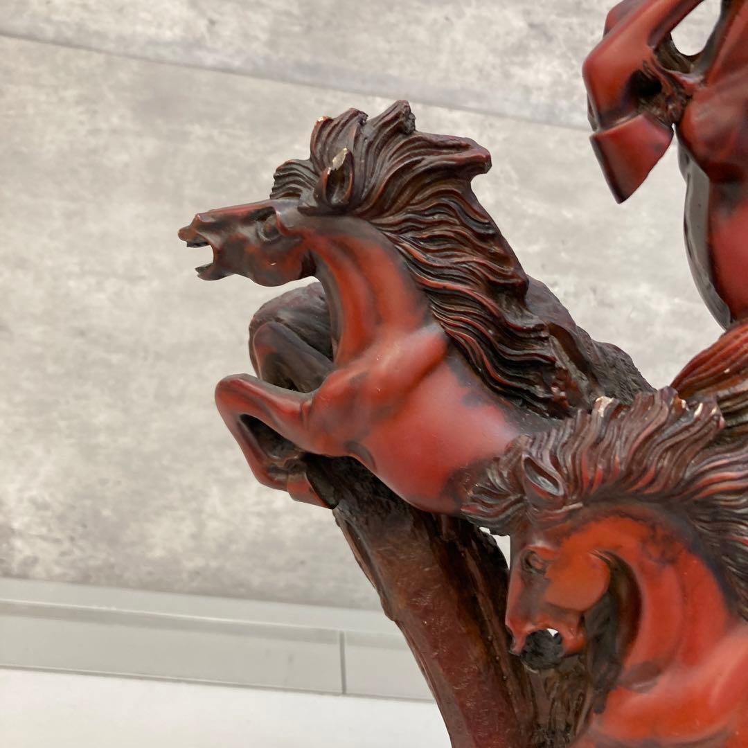 九頭馬 馬 豪華 躍動感 躍動的 置物 インテリア 装飾品 開運 縁起物 置物
